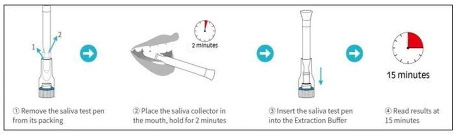ECOTEST RAPID ANTIGEN SALIVA COVID-19 SELF TEST