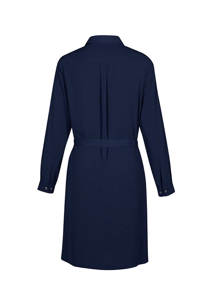 BIZ CORPORATES RD069L WOMENS CHLOE GEORGETTE SHIRT DRESS