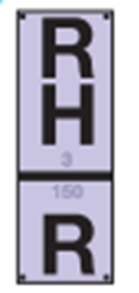 VERTICAL POLE UTILITY INDICATOR MARKER PLATE - PK 5