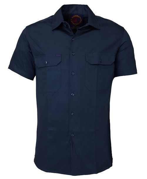 RITEMATE RM1000S S/SL COTTON DRILL WORK SHIRT