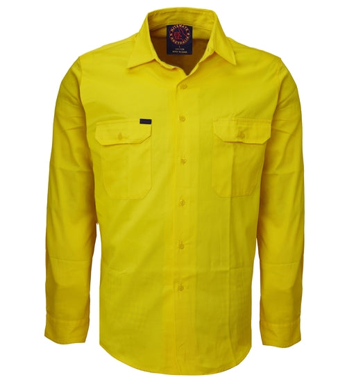 RITEMATE RM1000 L/SL COTTON DRILL WORK SHIRT