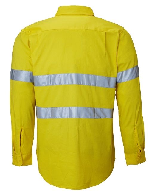 RITEMATE RM1040R L/SL REFLECTIVE HI VIS DRILL SHIRT