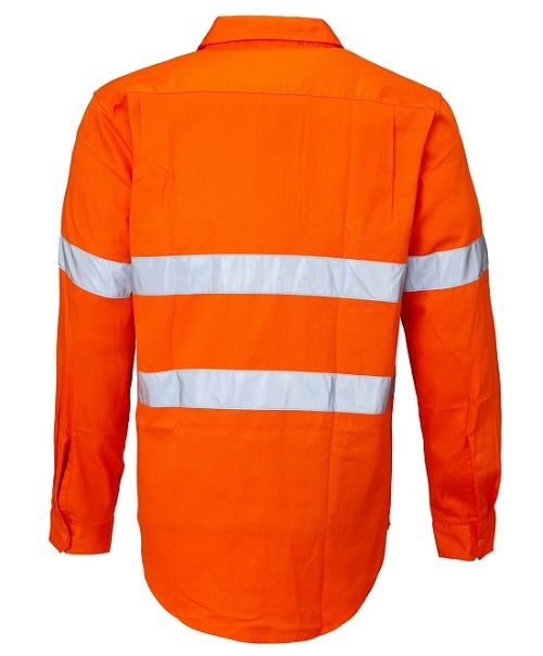 RITEMATE RM1040R L/SL REFLECTIVE HI VIS DRILL SHIRT