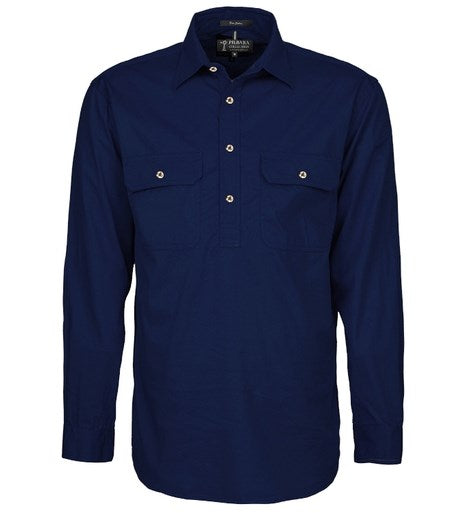 PILBARA RM200CF L/SL CLOSED FRONT SHIRT