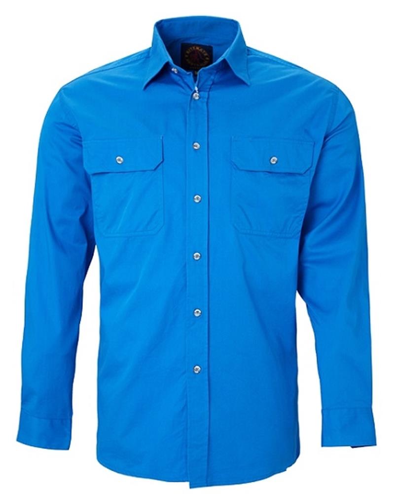 PILBARA RM500BT L/SL OPEN FRONT SHIRT