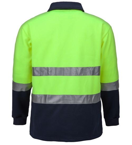 RITEMATE RM6012R REFLECTIVE HI VIS 1/2 ZIP FLEECY PULLOVER
