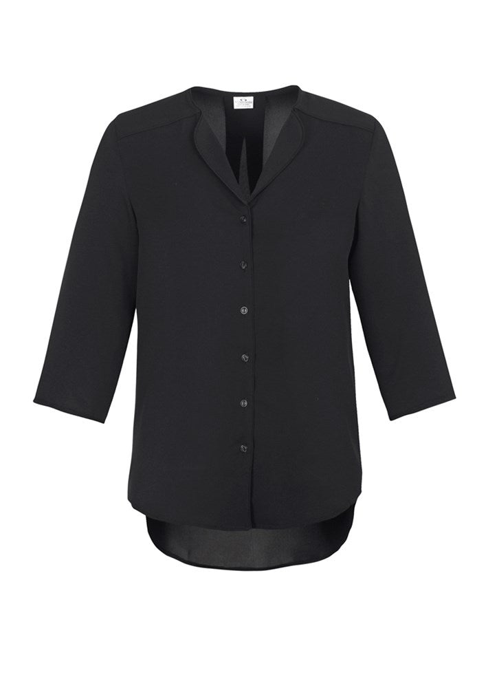 BIZ COLLECTION LADIES S015LT LILY LONGLINE BLOUSE