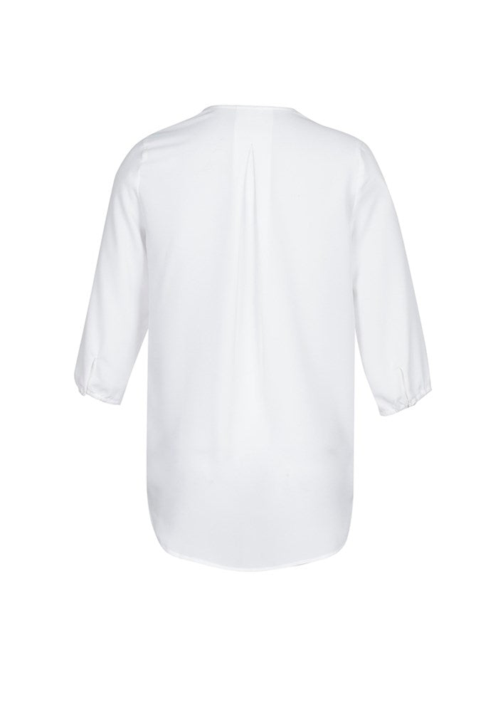 BIZ COLLECTION LADIES S015LT LILY LONGLINE BLOUSE