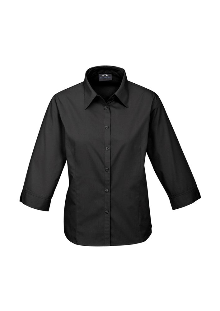 BIZ COLLECTION S10521 LADIES BASE 3/4 SLEEVE SHIRT