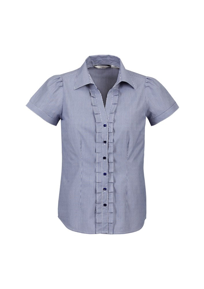 BIZ COLLECTION S267LS LADIES EDGE S/SL BLOUSE