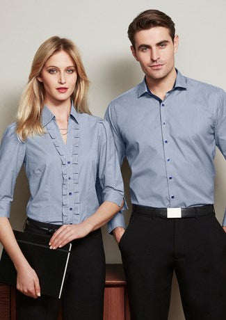 BIZ COLLECTION S267LT LADIES EDGE 3/4 SL BLOUSE