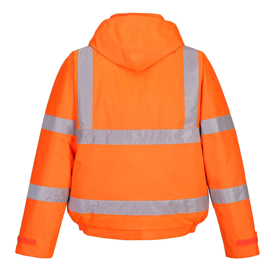 PORTWEST S463 REFLECTIVE HI VIS BOMBER JACKET WITH COLLAR