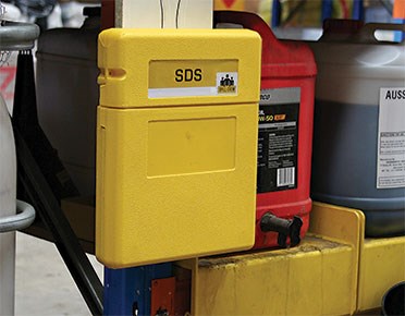 SDS SAFETY DOCUMENT STORAGE HOLDER POLYETHYLENE