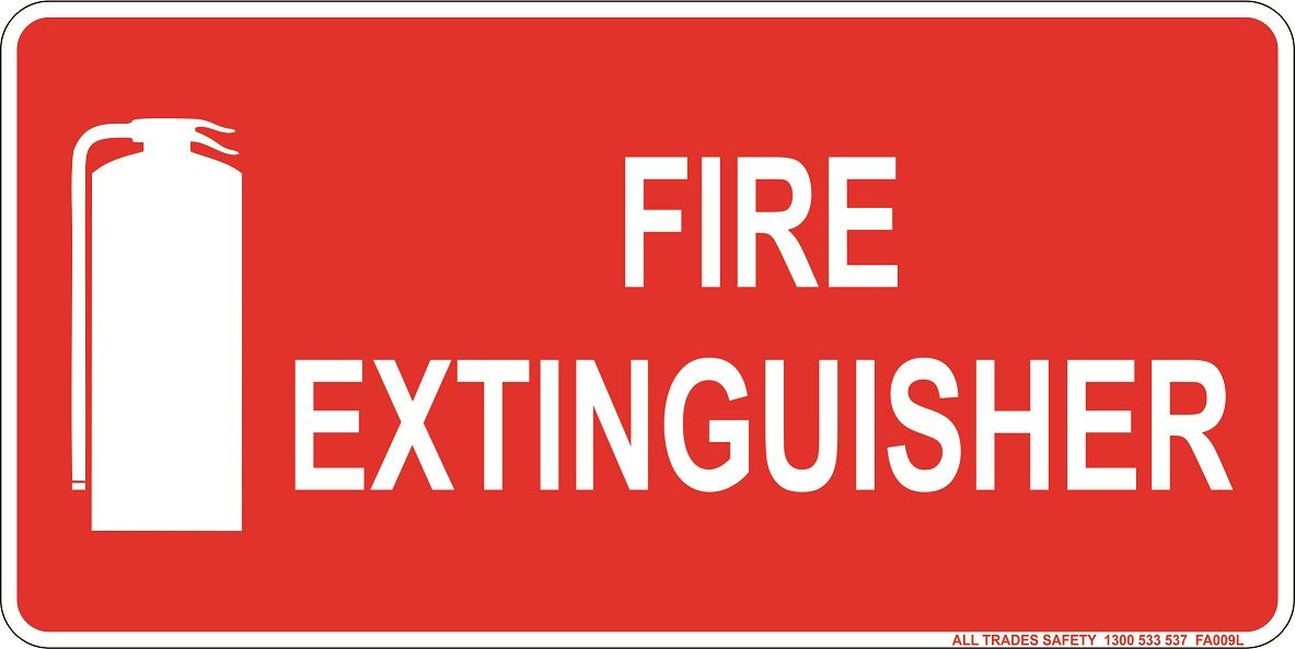 FIRE EXTINGUISHER DECAL STICKER