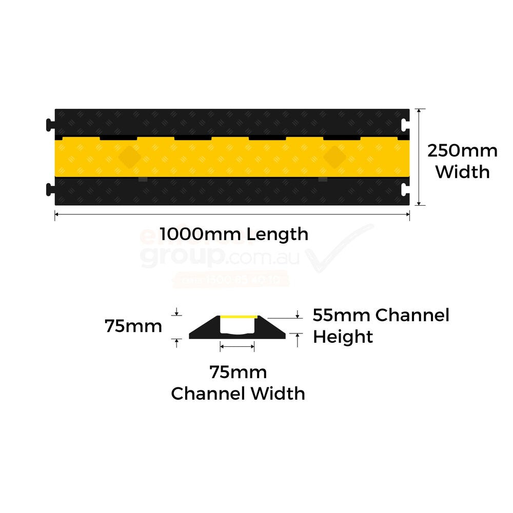 ENFORCER SH-CP1C SPEED HUMP CABLE PROTECTOR 1 CHANNEL