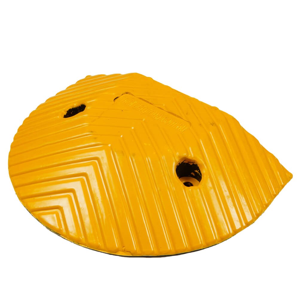 ENFORCER HEAVY DUTY RUBBER SPEED HUMP - END CAPS