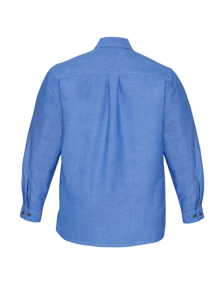 BIZ COLLECTION SH112 L/SL MENS CHAMBRAY SHIRT