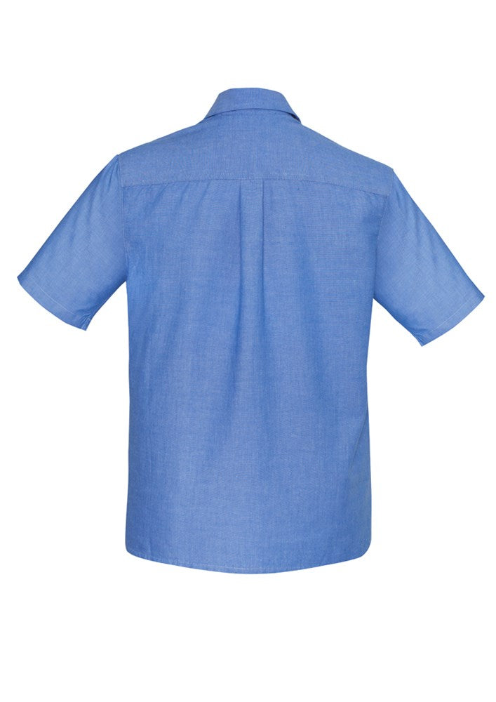 BIZ COLLECTION SH113 S/SL MENS CHAMBRAY SHIRT