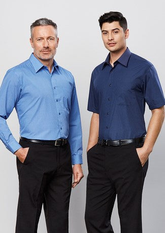 BIZ COLLECTION SH816 L/SL MICROCHECK SHIRT