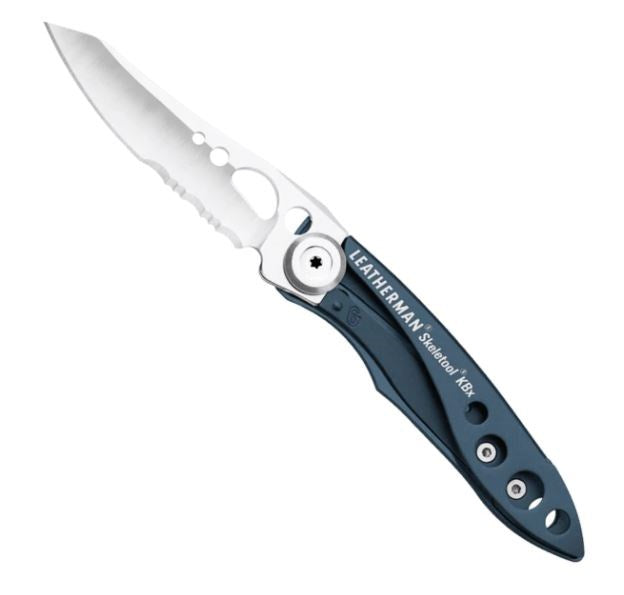 LEATHERMAN SKELETOOL KBx DENIM COMBO KNIFE / BOX