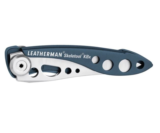LEATHERMAN SKELETOOL KBx DENIM COMBO KNIFE / BOX
