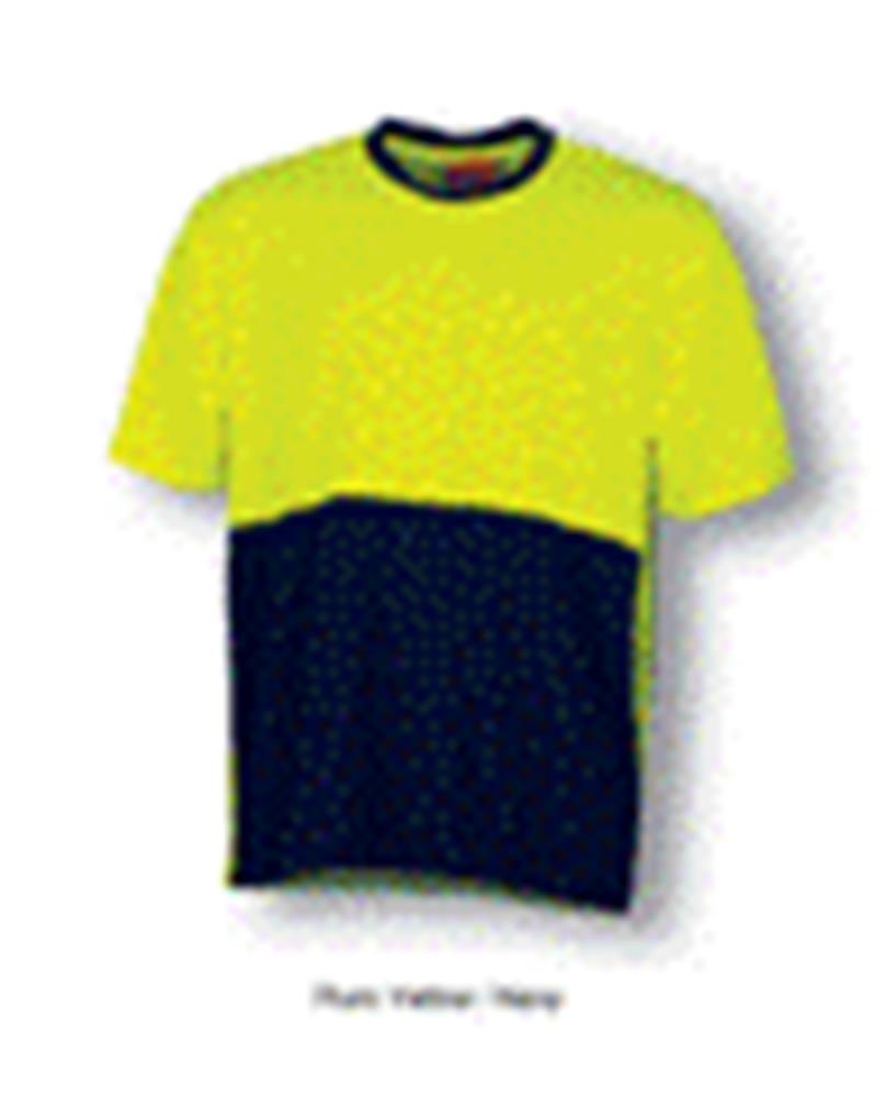 BOCINI ST0691 HI VIS S/SL MICROMESH T-SHIRT