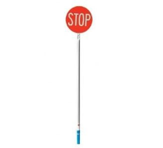 STOP/SLOW 450MM TRAFFIC BATS/ALUMINIUM HANDLE-EXTENDABLE