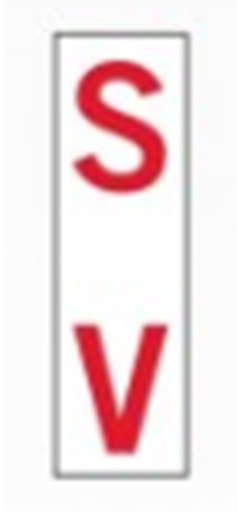 VERTICAL POLE UTILITY INDICATOR MARKER PLATE - PK 5