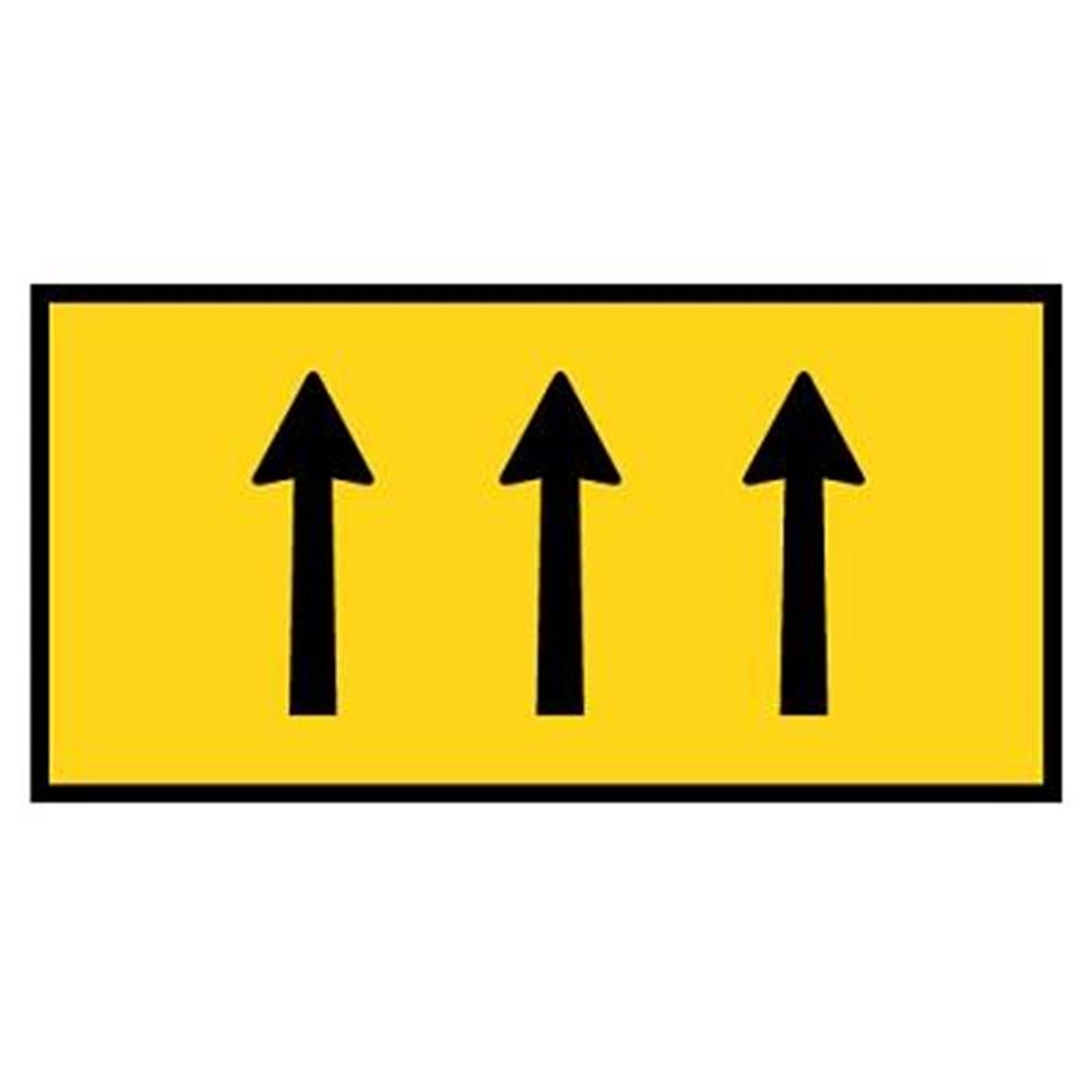 3 LANE STATUS ROAD SIGN - BOXED EDGE