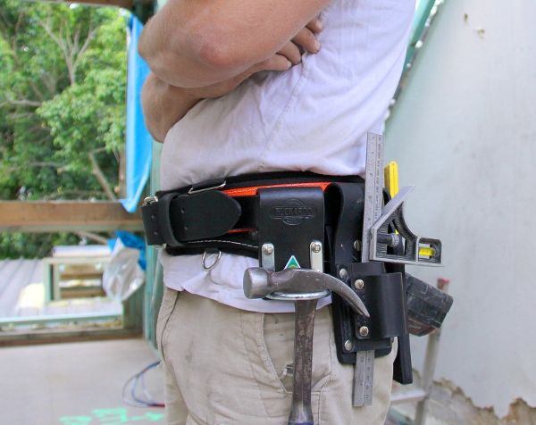 BUCKAROO TMSRC SIGNATURE TRADESMAN'S BACK SUPPORT TOOL BELT
