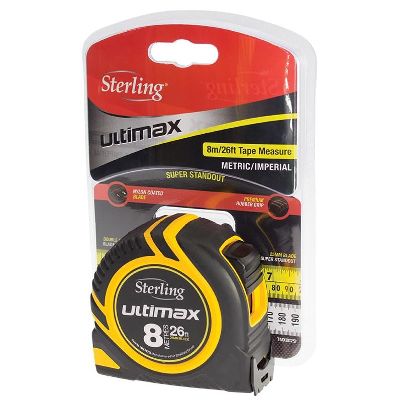 STERLING ULTIMAX PROFESSIONAL TAPE MEASURE