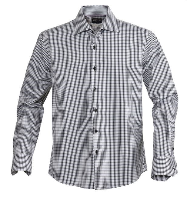 JAMES HARVEST TRIBECA CHECKED L/SL BUSINESS SHIRT