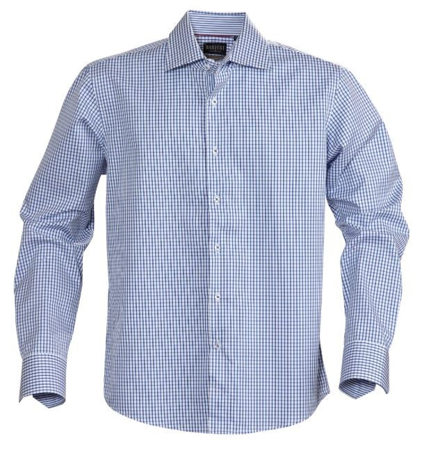 JAMES HARVEST TRIBECA CHECKED L/SL BUSINESS SHIRT