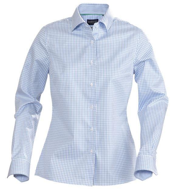JAMES HARVEST TRIBECA LADIES L/SL FITTED BLOUSE