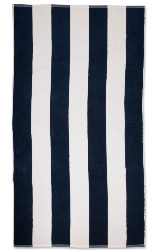 WINNING SPIRIT TW07 STRIPED BEACH TOWEL