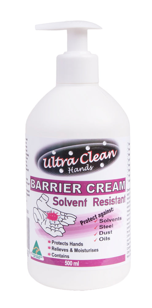 ULTRA CLEAN HANDS BARRIER CREAM-SOLVENT RESISTANT