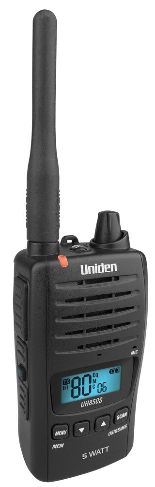 UNIDEN UH850S 5W HEAVY DUTY UHF RADIO WATERPROOF