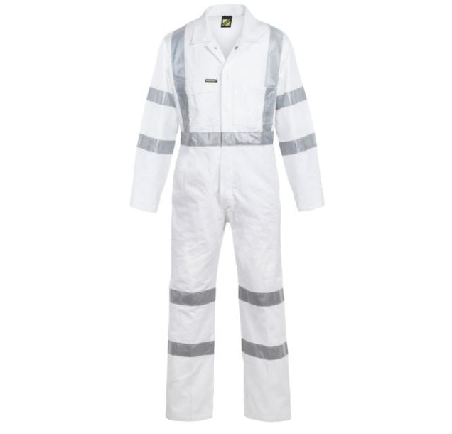 WORKCRAFT WC3254 REFLECTIVE RTA COTTON DRILL OVERALLS All Trades