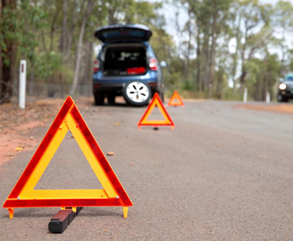 VISIONSAFE REFLECTIVE WARNING TRIANGLE KIT-SET OF 3