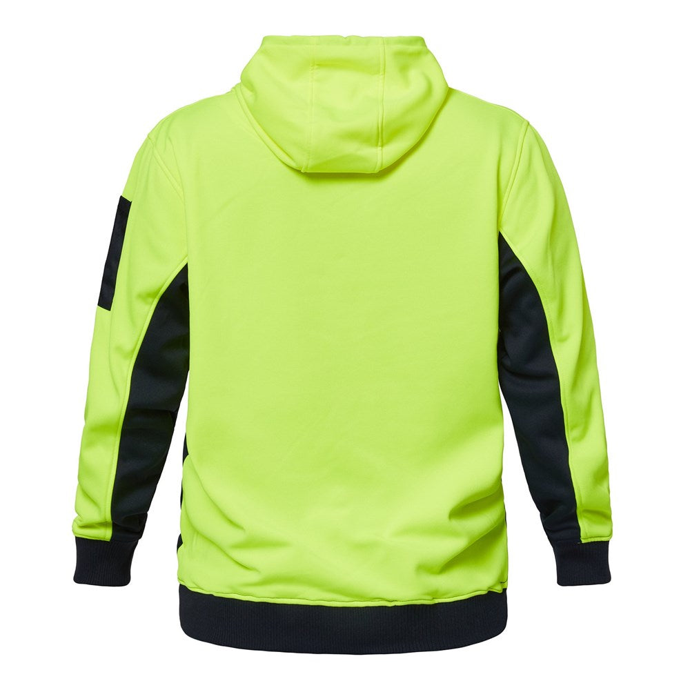 WORKCRAFT WT8010 SUMMIT HI VIS TWO TONE FLEECY HOODIE