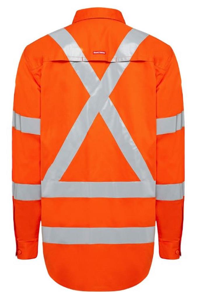 HARD YAKKA Y04275 X PATTERN BIO MOTION RAIL SHIRT