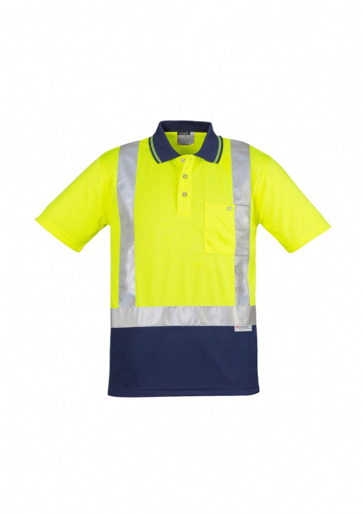 SYZMIK MENS ZH233 S/SL HI VIS REFLECTIVE POLO