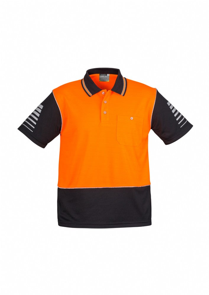 SYZMIK ZH236 MENS HI VIS ZONE S/SL POLO