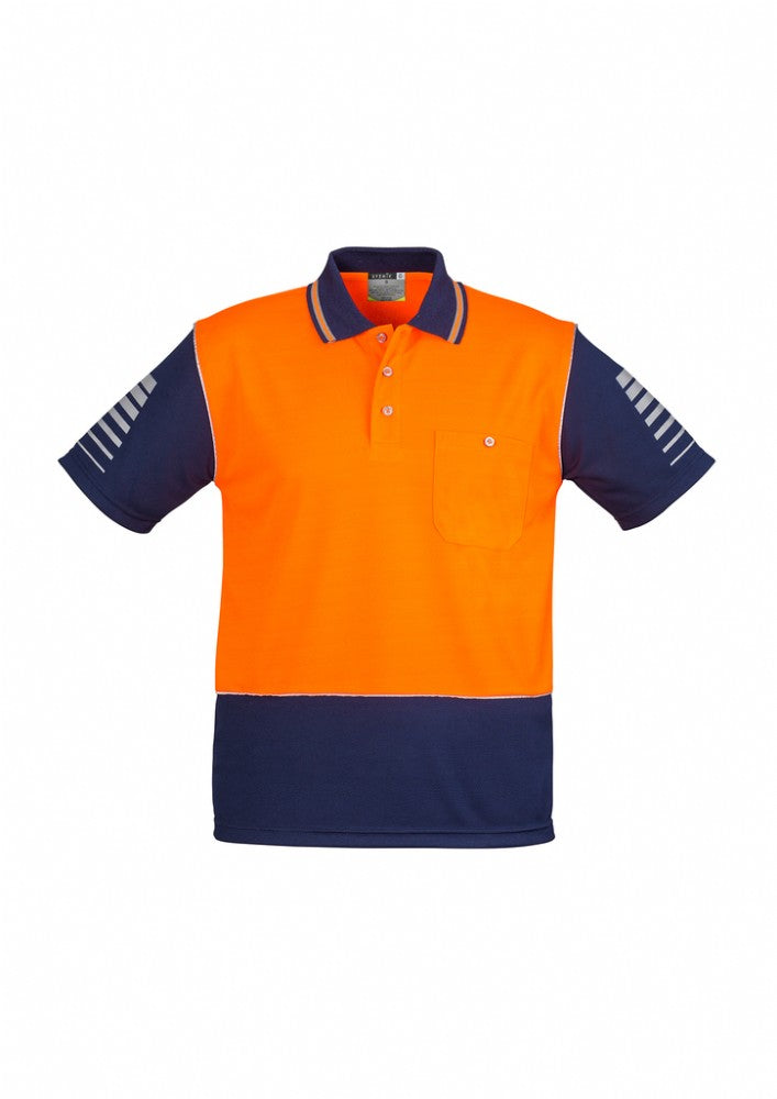SYZMIK ZH236 MENS HI VIS ZONE S/SL POLO
