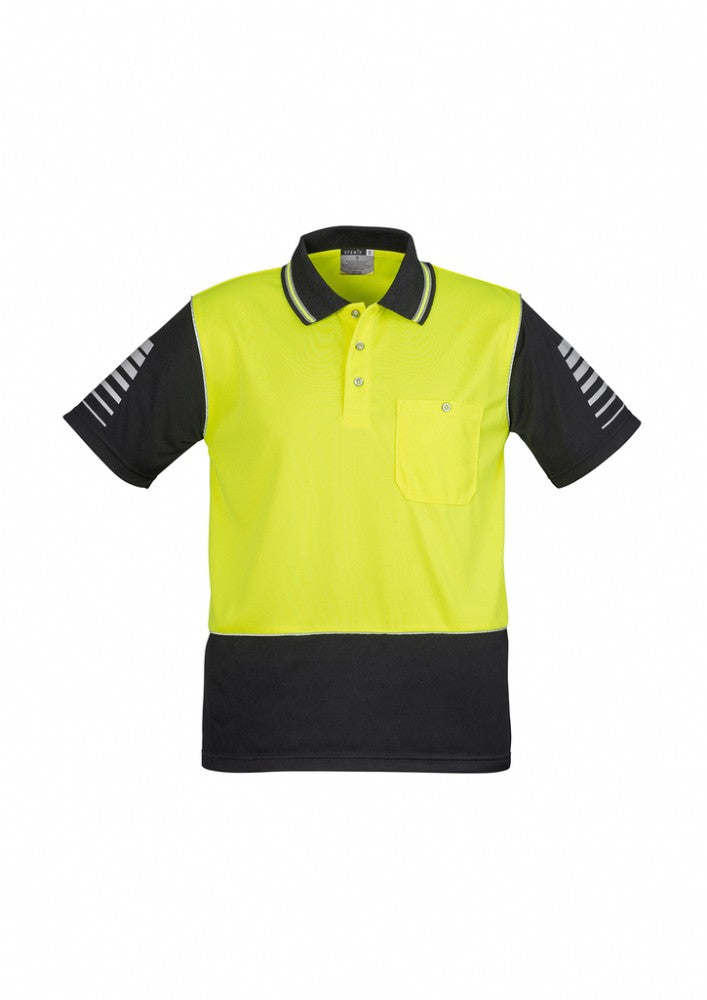SYZMIK ZH236 MENS HI VIS ZONE S/SL POLO