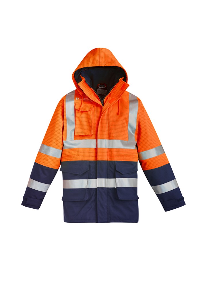 SYZMIK ZJ900 MENS FR ARC RATED ANTI-STATIC WATERPROOF JACKET