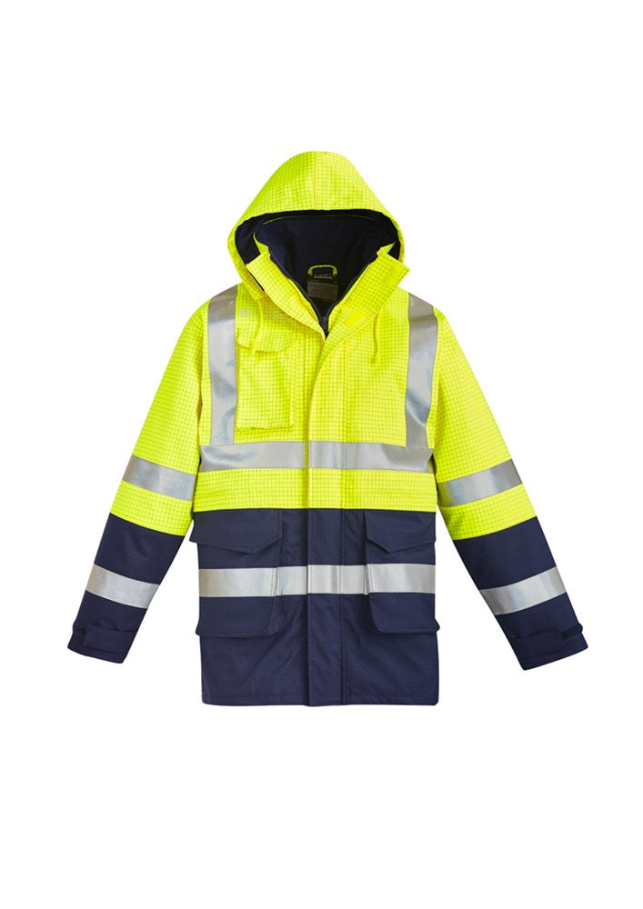 SYZMIK ZJ900 MENS FR ARC RATED ANTI-STATIC WATERPROOF JACKET