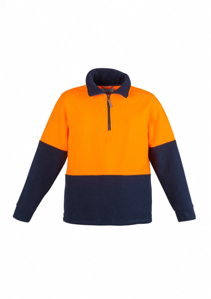 SYZMIK ZT460 UNISEX HIVIS HALF ZIP FLEECE JUMPER