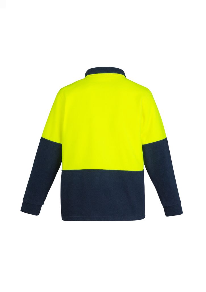 SYZMIK ZT460 UNISEX HIVIS HALF ZIP FLEECE JUMPER