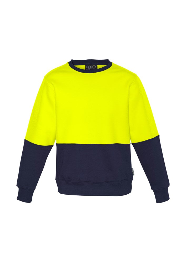 SYZMIK ZT475 UNISEX HI VIS CREW SWEATSHIRT